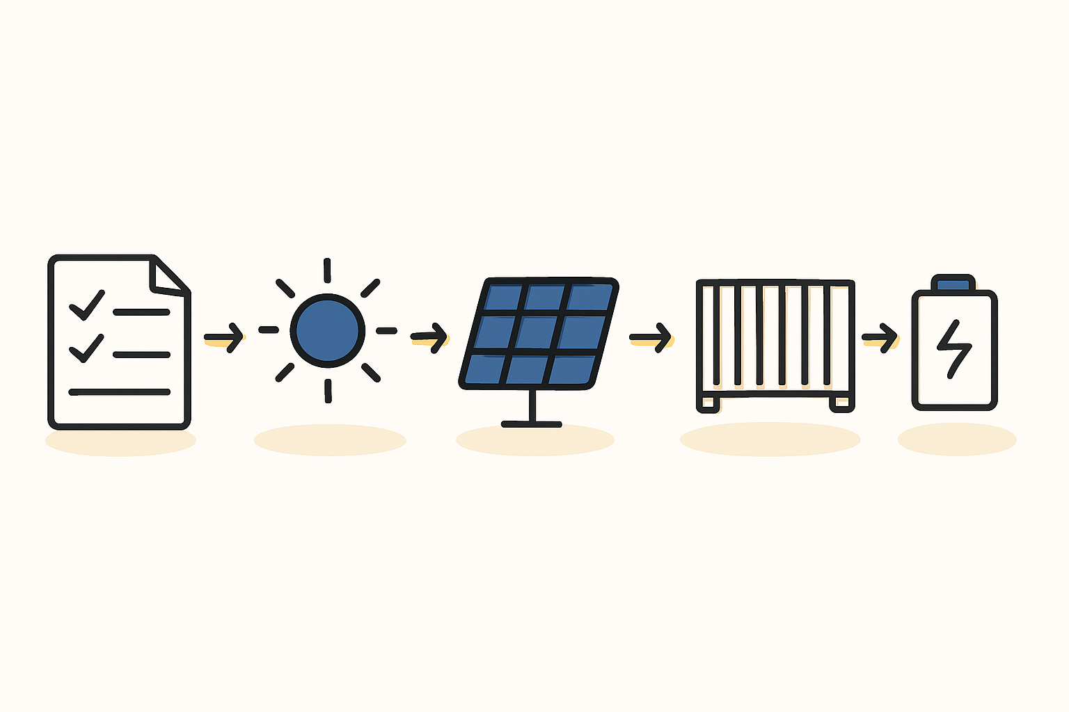 Industrial-grade solar module features
