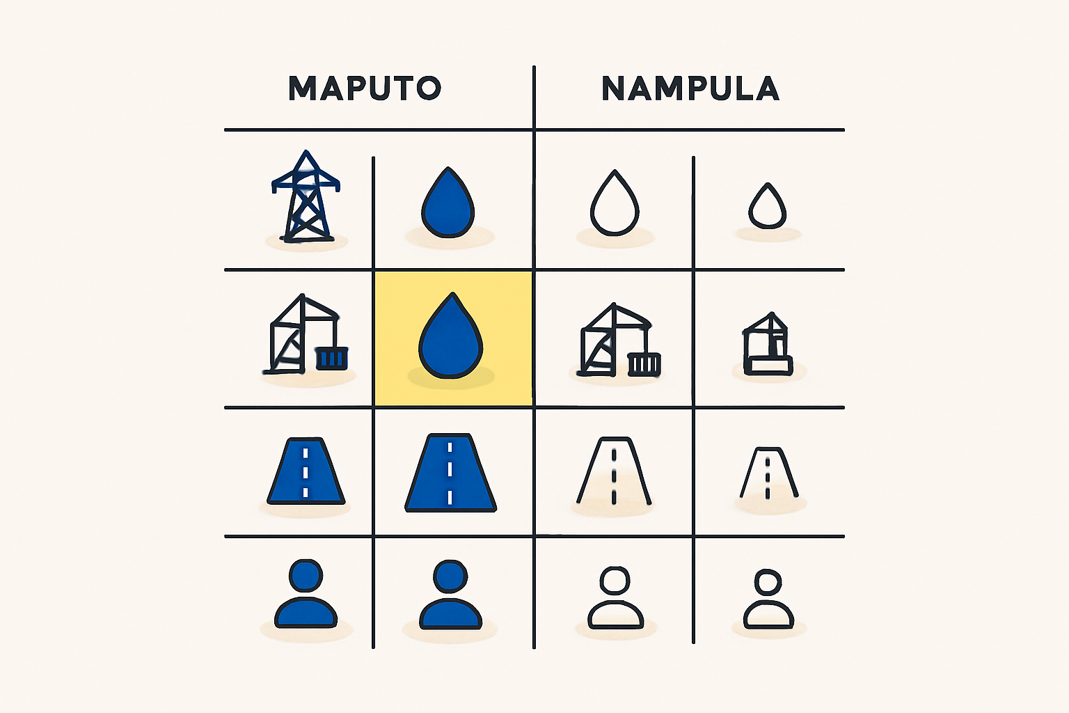 Photo of a modern container terminal, representing Maputo or Nacala Port