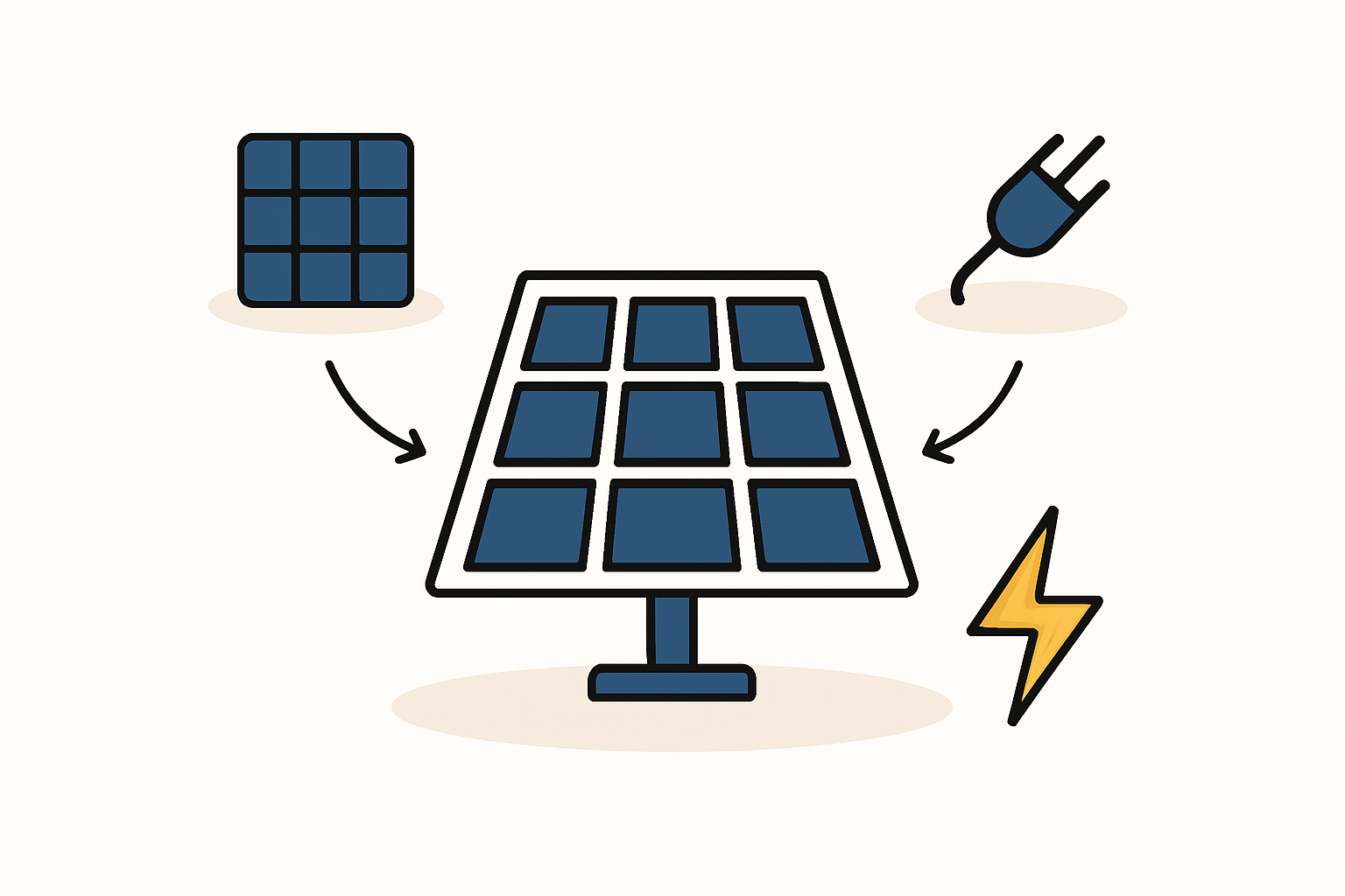 A typical layout for a semi-automated 25 MW solar module assembly line, requiring approximately 1,500 sqm.
