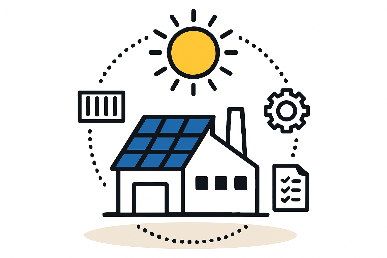 In a Foreign-Trade Zone, duties on imported components are only paid when the finished solar modules enter the US domestic market, offering significant cash flow and cost advantages.