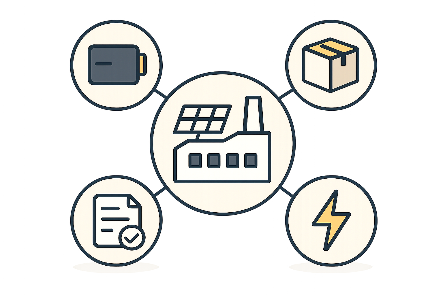 Industrial park infrastructure development supporting solar manufacturing in Tunisia.
