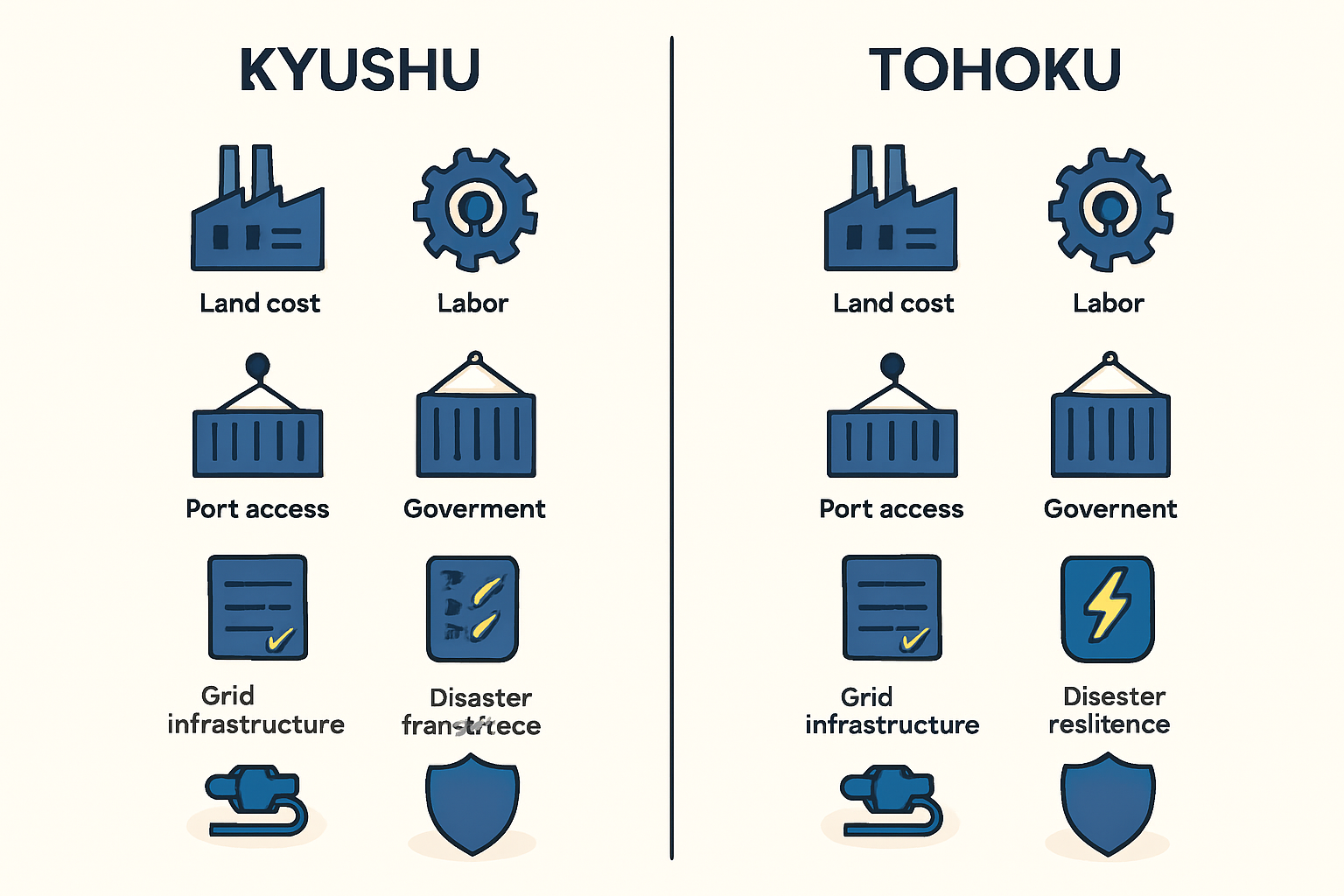Tohoku Infrastructure and Landscape