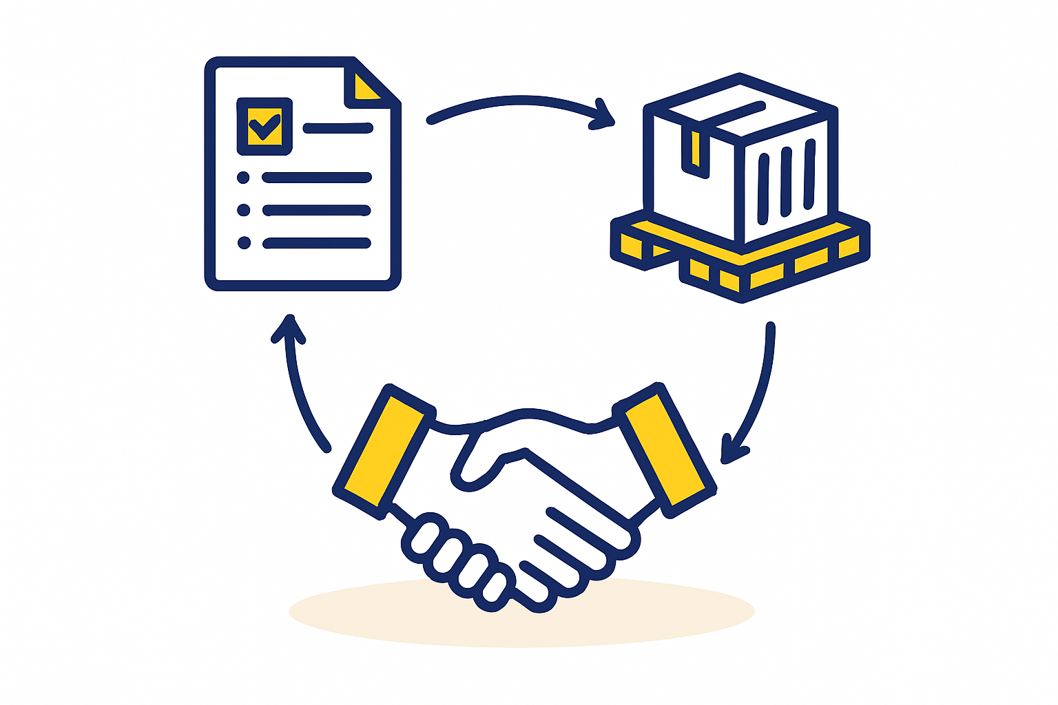 The final landed cost of raw materials includes multiple logistical fees beyond the initial freight charge.