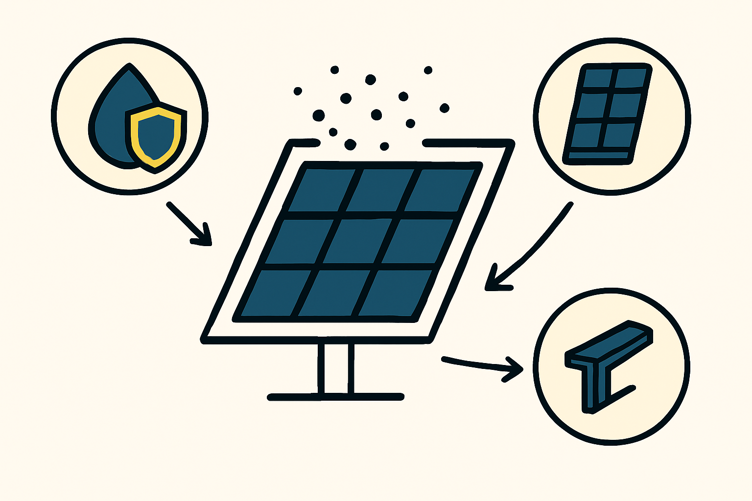Local manufacturing solar modules