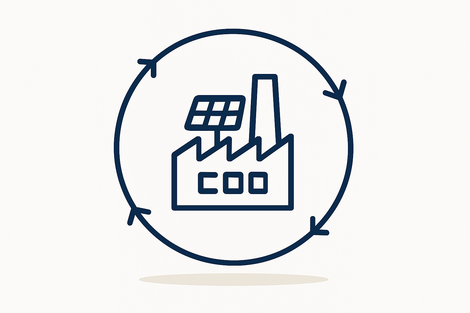 A construction site for a solar manufacturing factory