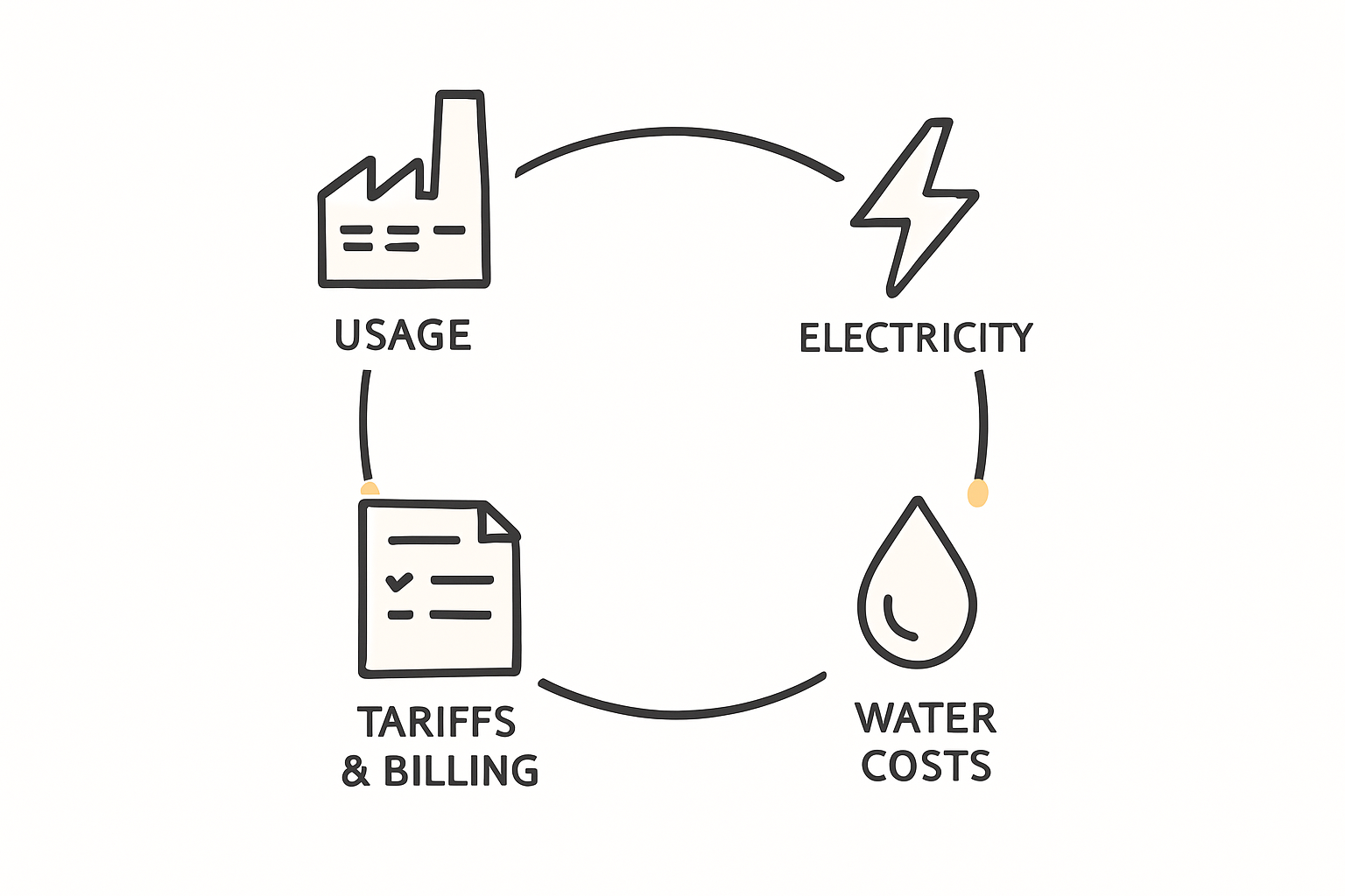 Grid connection process for industrial users