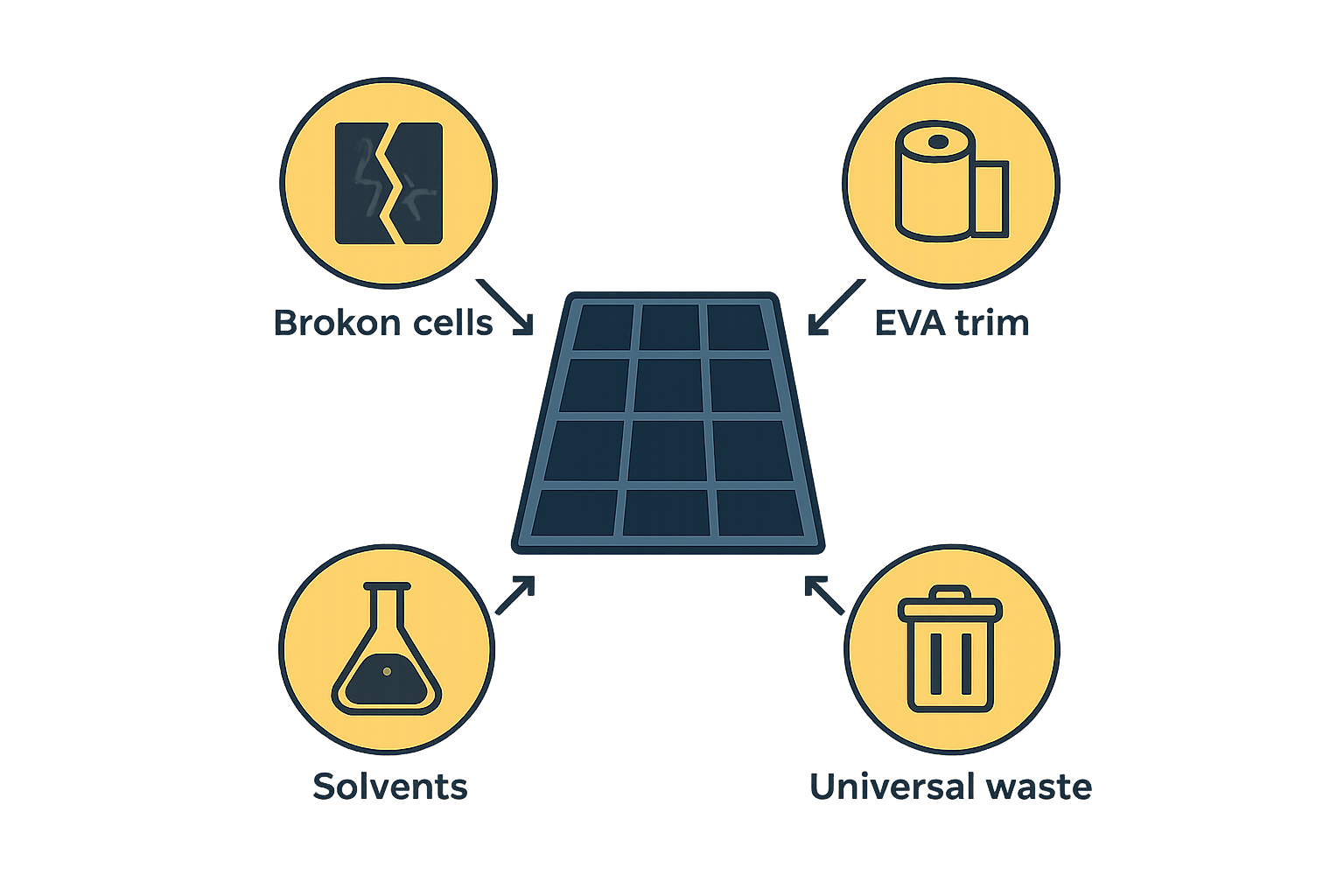 Waste Management in Solar Module Manufacturing