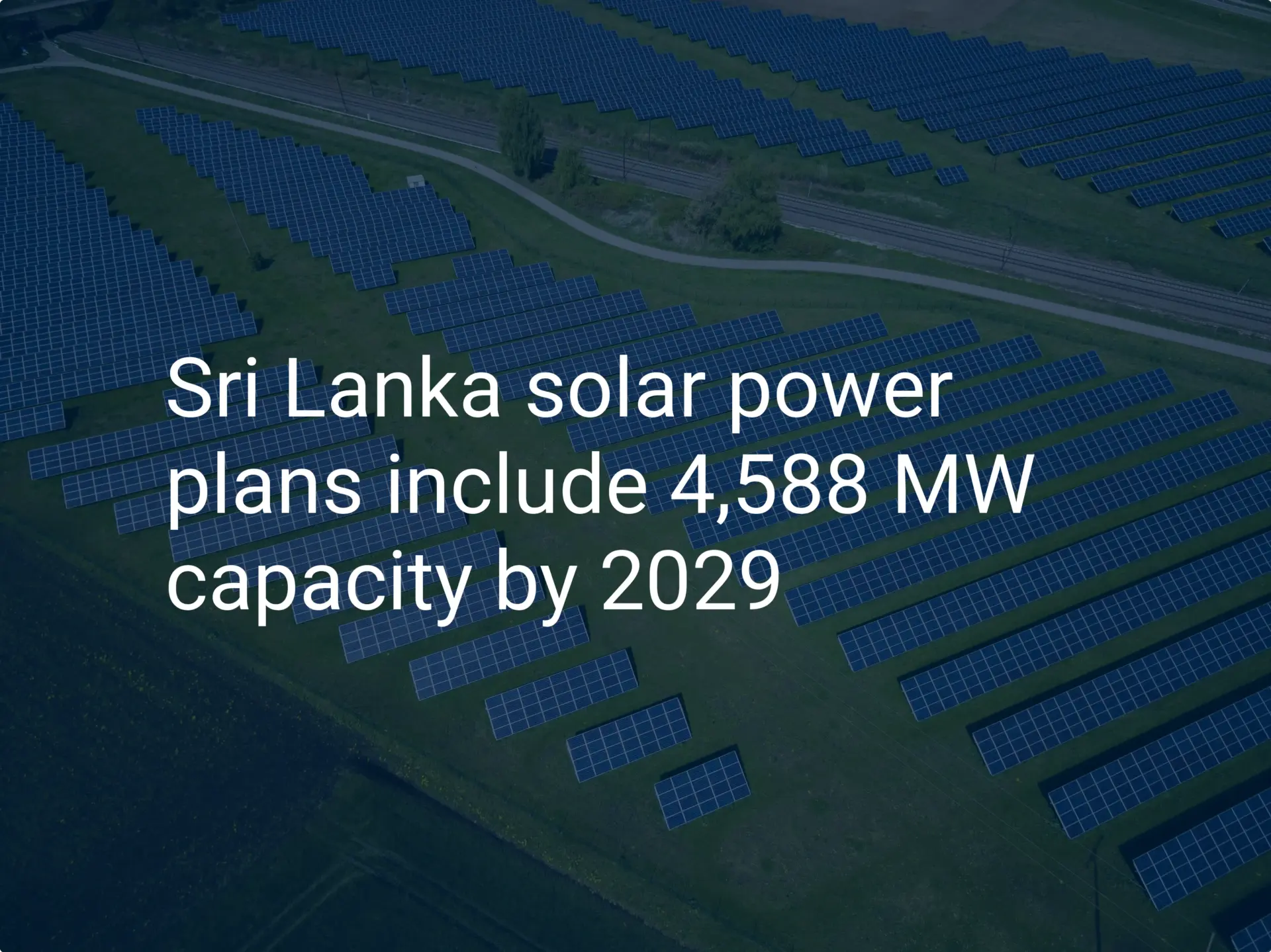 Sri Lanka solar power plans include 4,588 MW capacity by 2029