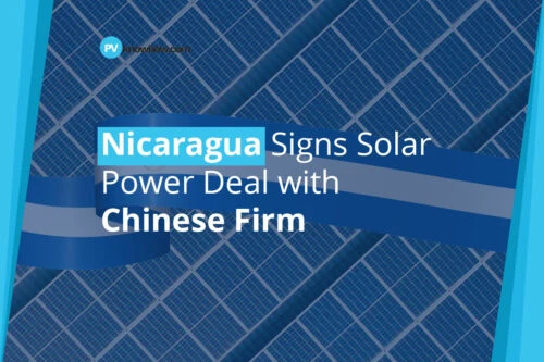 Nicaragua Signs Solar Power Deal with Chinese Firm