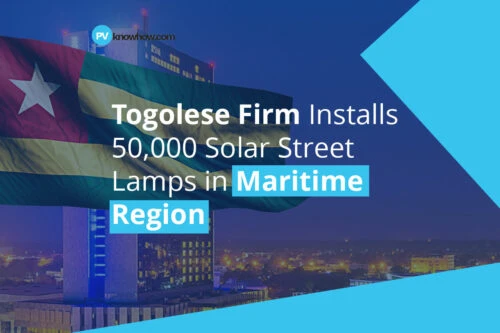 Togolese Firm Installs 50,000 Solar Street Lamps in Maritime Region