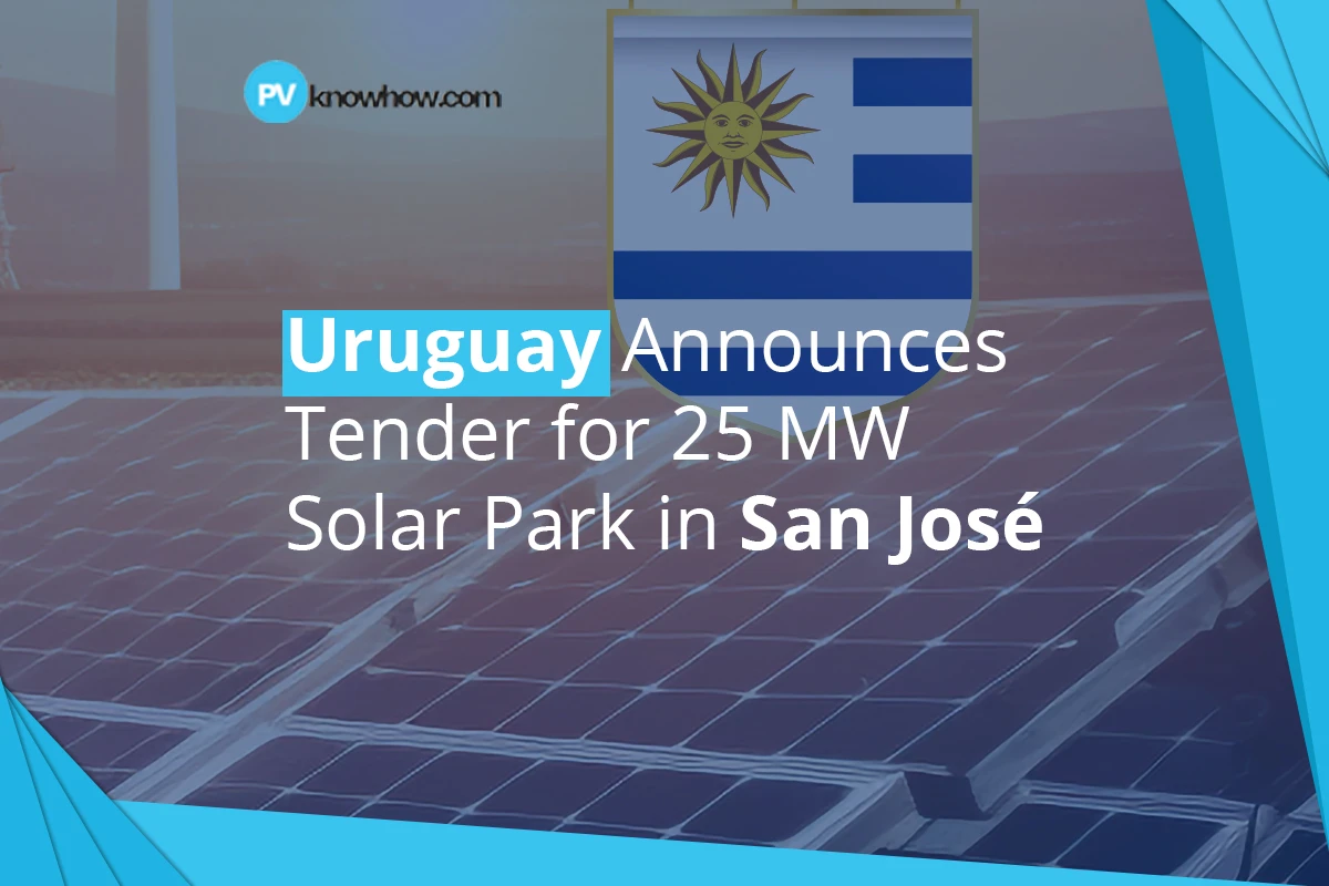Uruguay Announces Tender for 25 MW Solar Park in San José