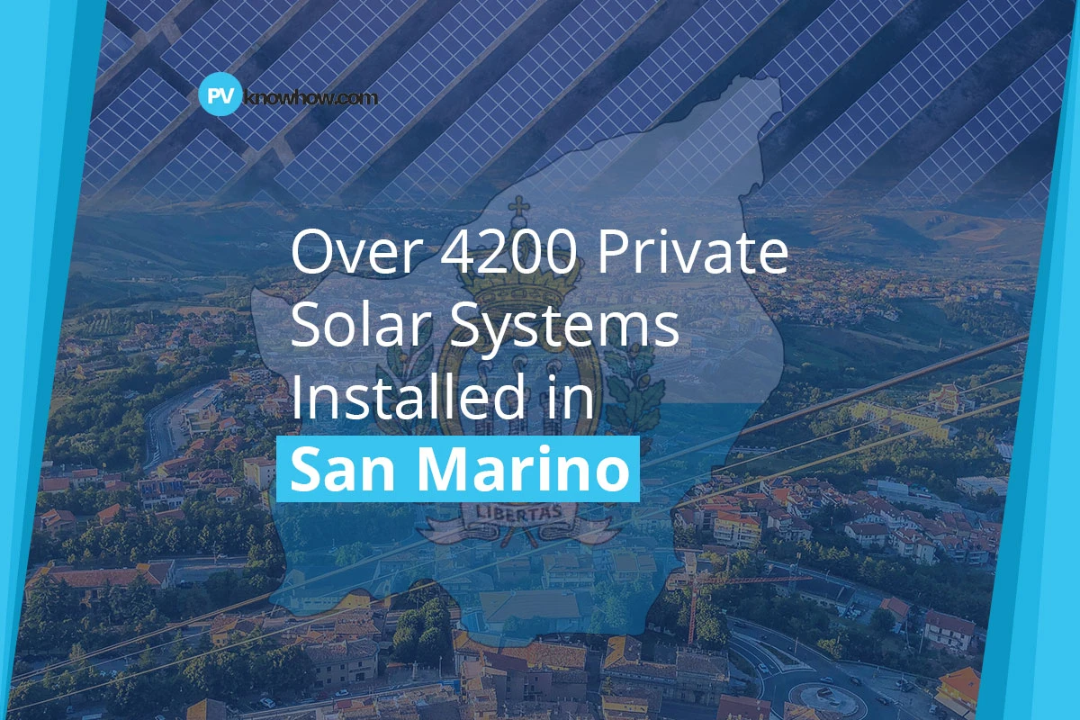 San Marino Private Solar Systems News